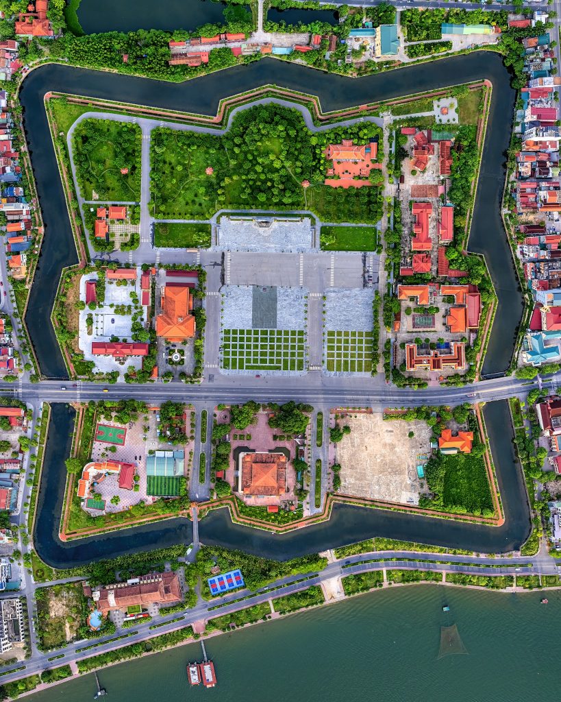 Toàn cảnh Thành Cổ Đồng Hới từ trên cao